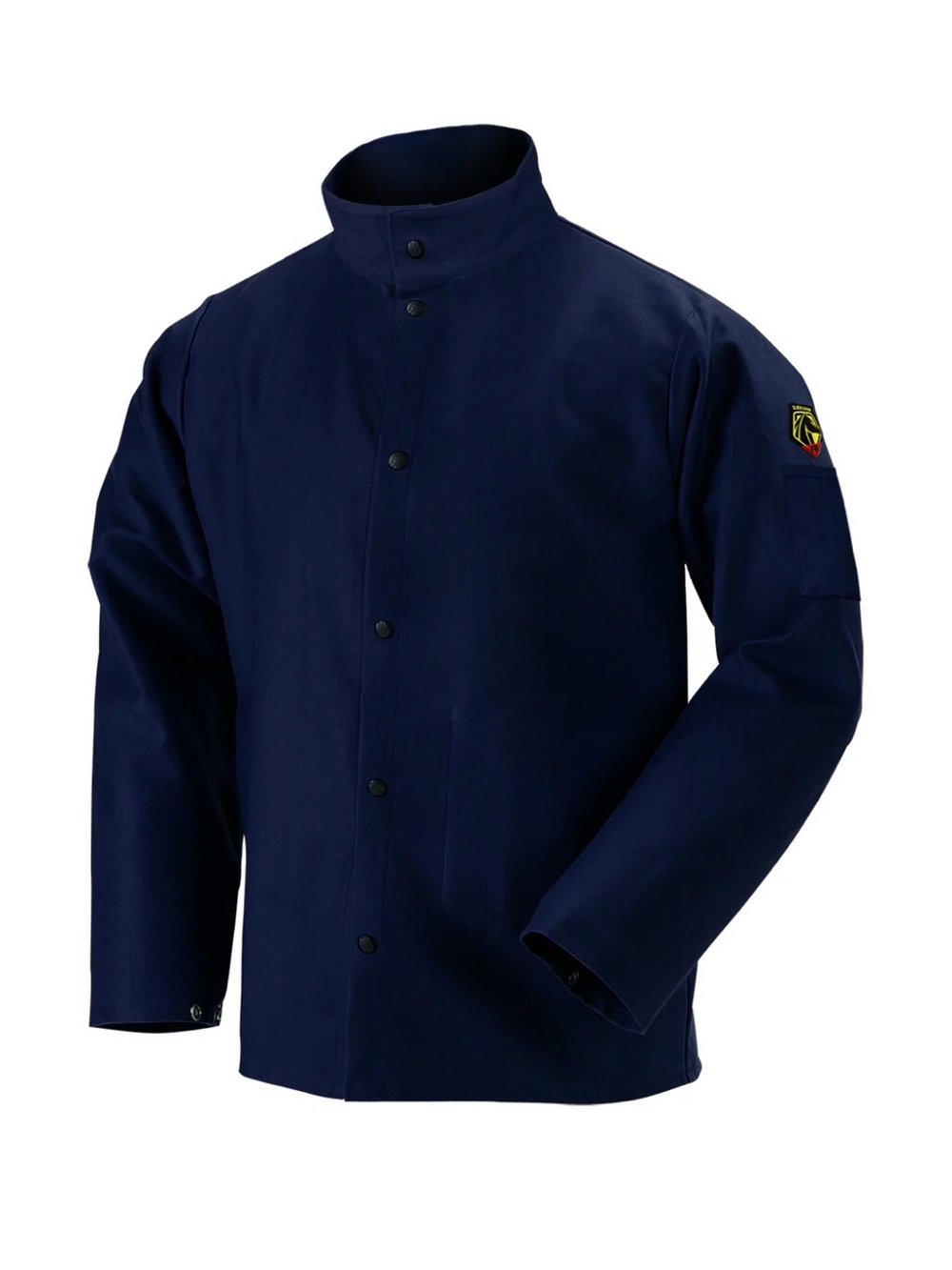 FN9-30C Black Stallion TruGuard™ 200 FR Cotton Welding Jacket, Navy